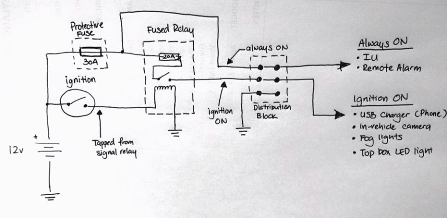 200NS 12V Wiring Plan