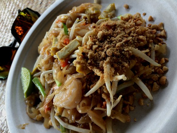 I had my first plate of Phad Thai in Thailand!