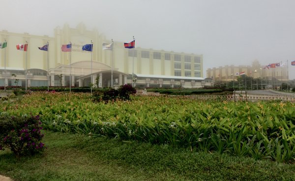 Bokor Highland Resort and the casino just beside it. At approximately 1,000m above sea level, this place is sometimes cloud covered and foggy. Kinda reminds me of Genting Highlands Resort in Malaysia.