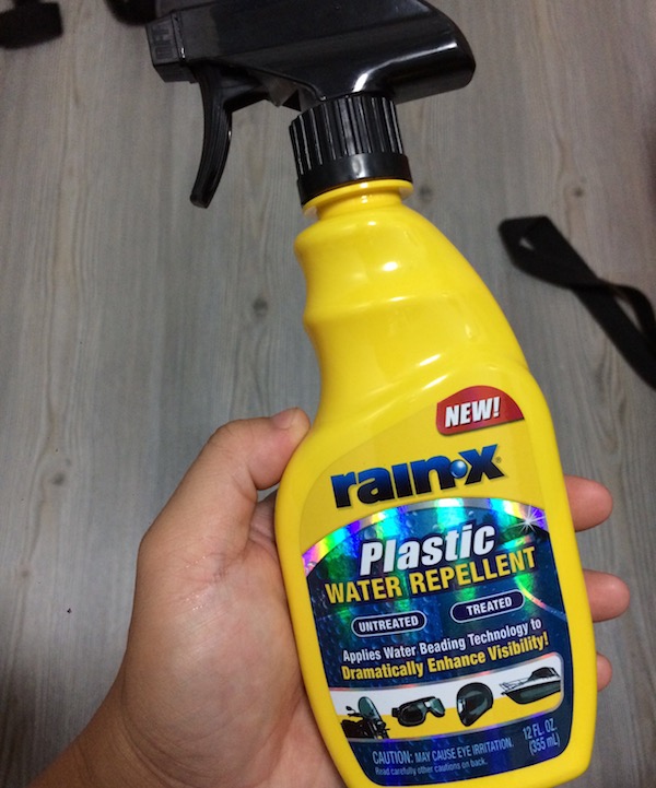 Sgbikerboy Reviews Rainx Plastic Water Repellent Ramblings