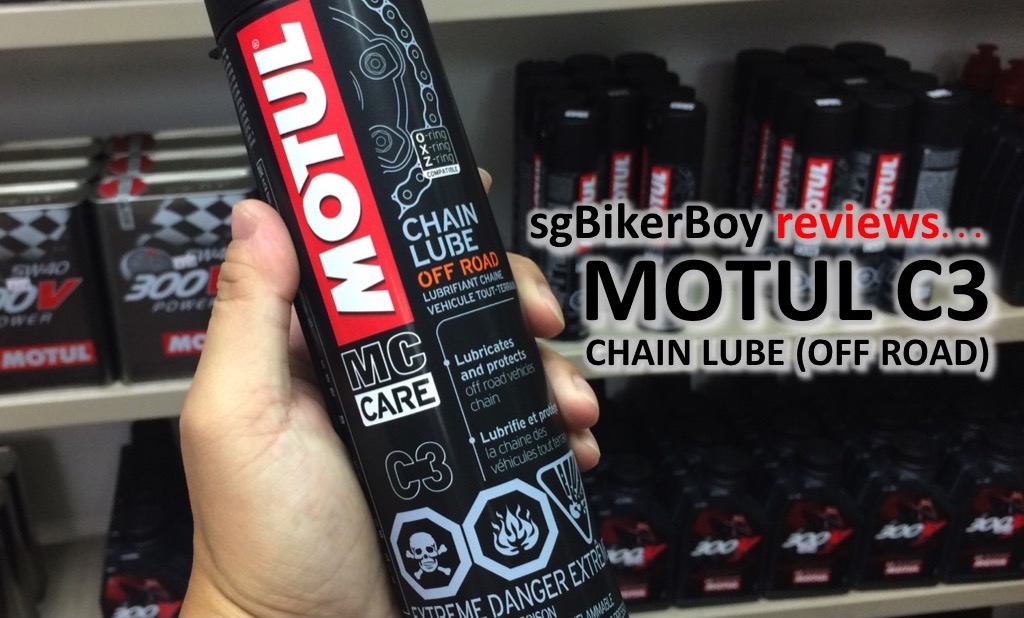 Chain Lube Off Road MC Care C3 Motul Graisse Chaîne Moto Cross et