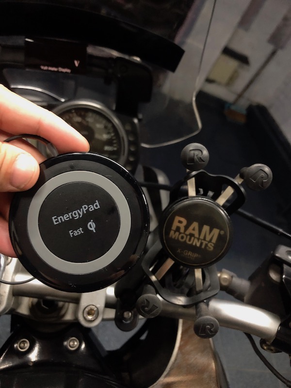 motorcycle wireless charger