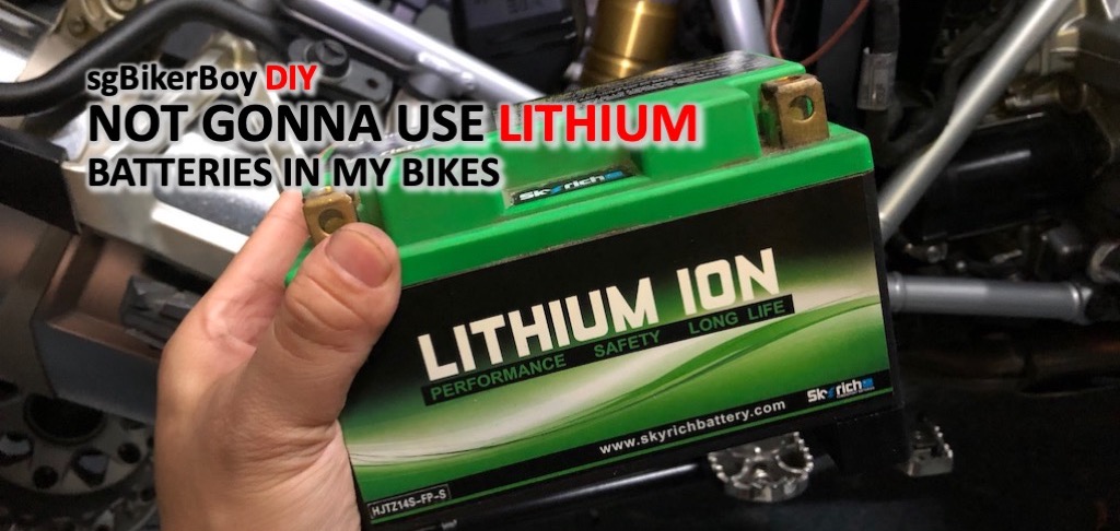 Why I Won’t Be Using Lithium Batteries In My Bikes